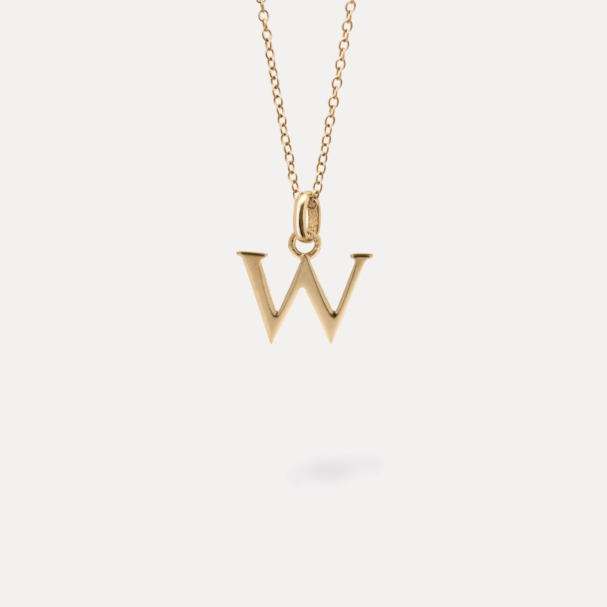 Initial with Anchor Chain | 14k Gold