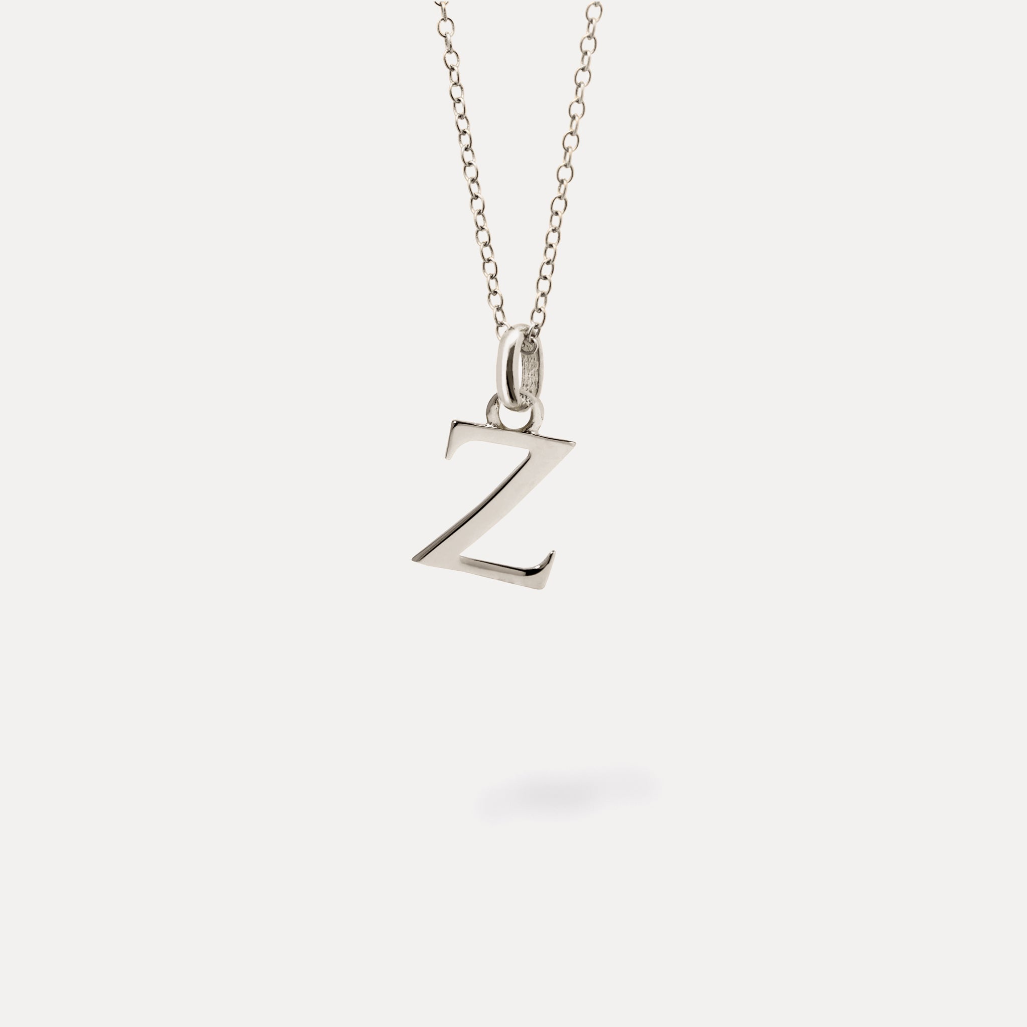 Initial with Anchor Chain 925 Silver