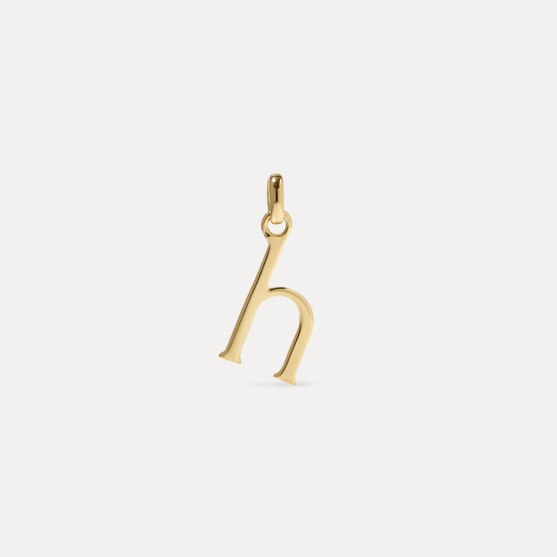 Initial Anhänger 14k Massivgold