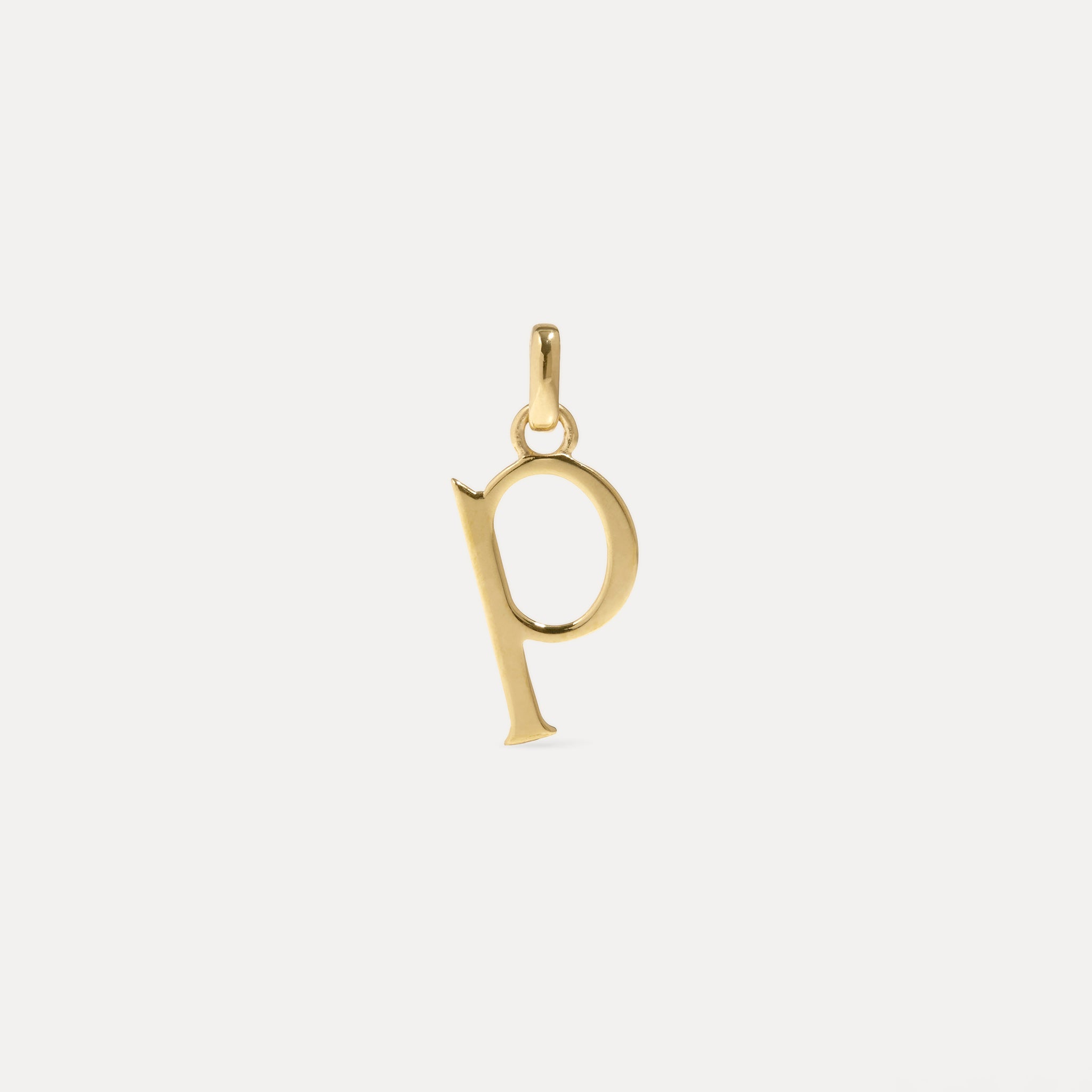 Initial Pendant 14ct Solid Gold
