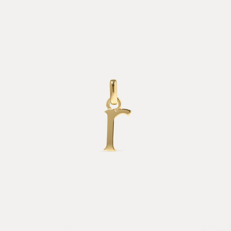 Initial Anhänger 14k Massivgold