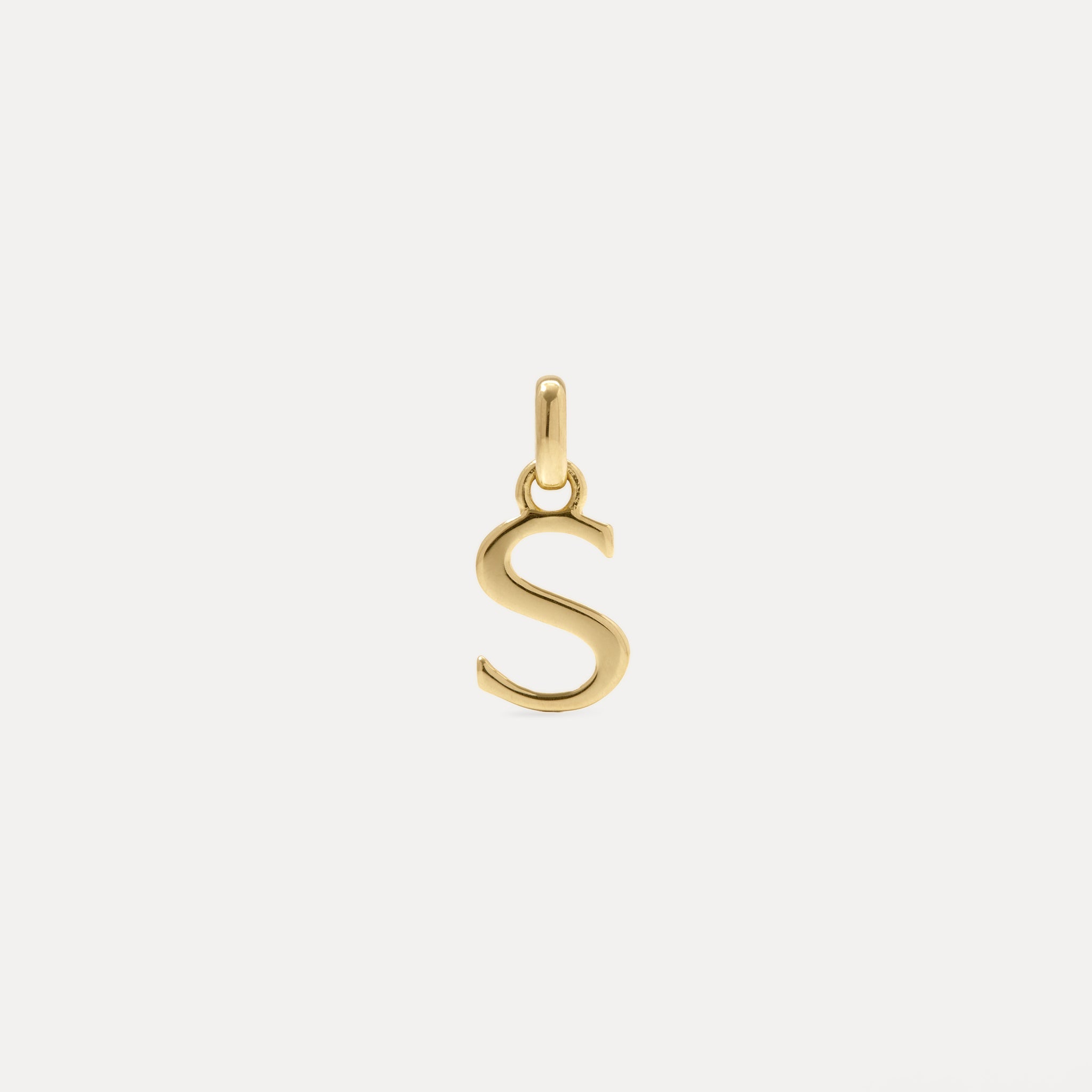 Initial Pendant 14ct Solid Gold