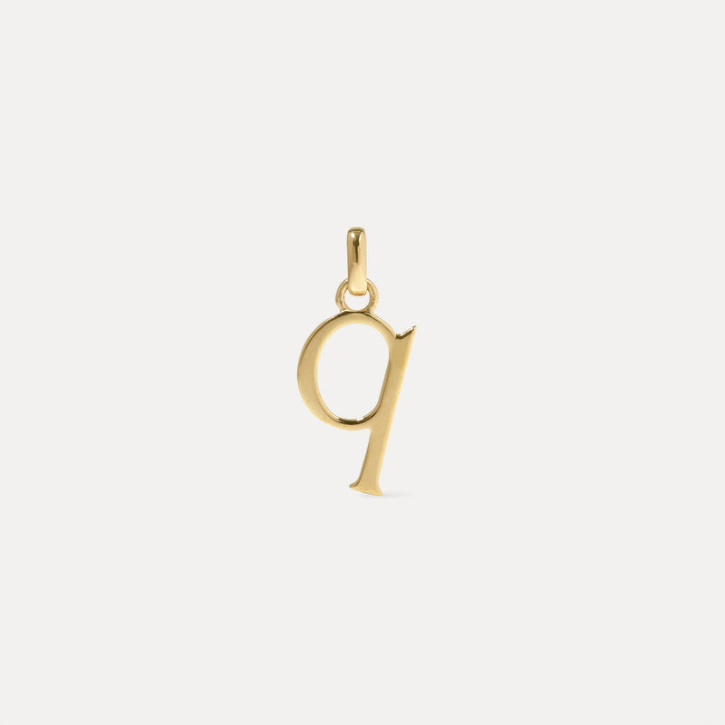 Initial Anhänger 14k Massivgold