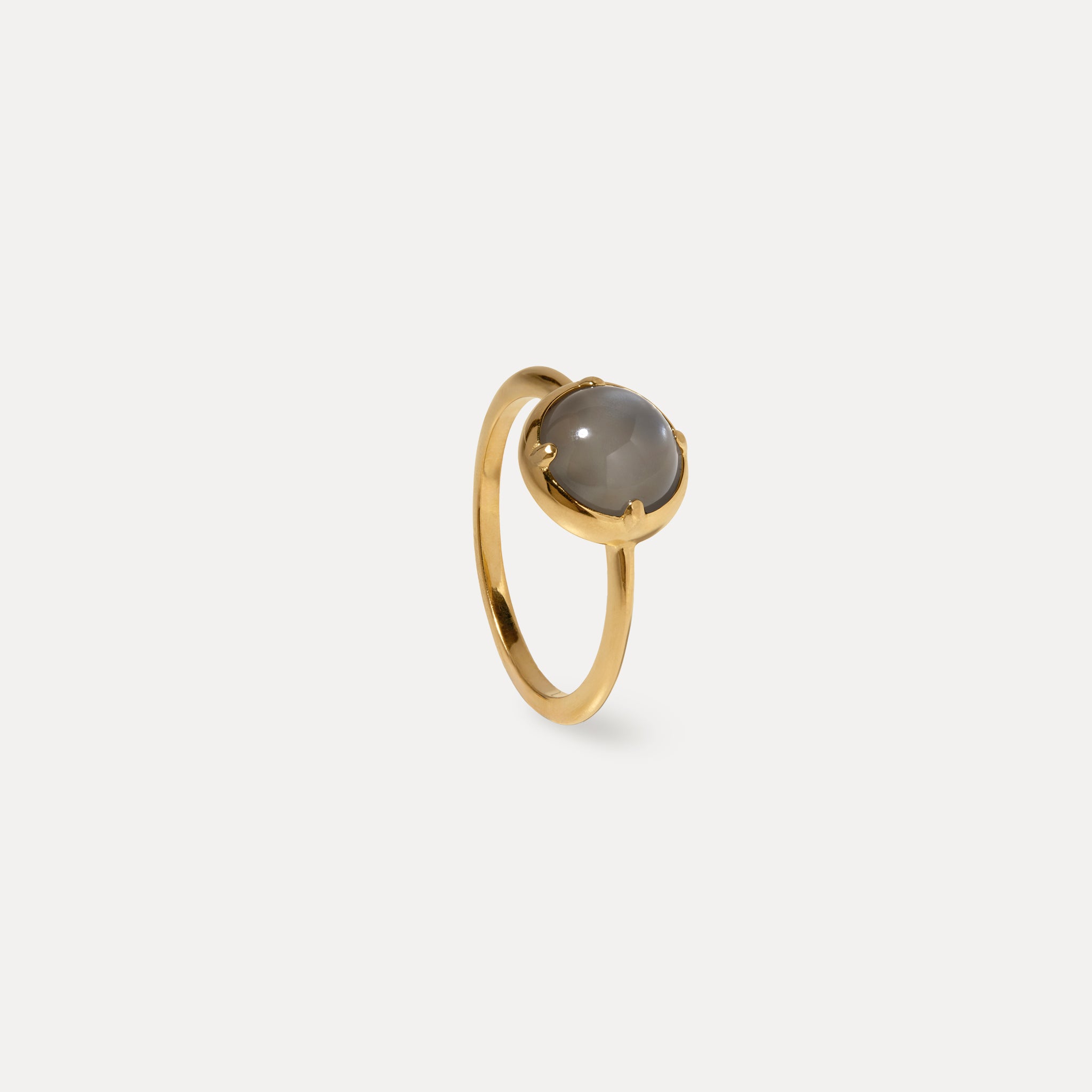 Grey Moonstone Instants of Balance Ring