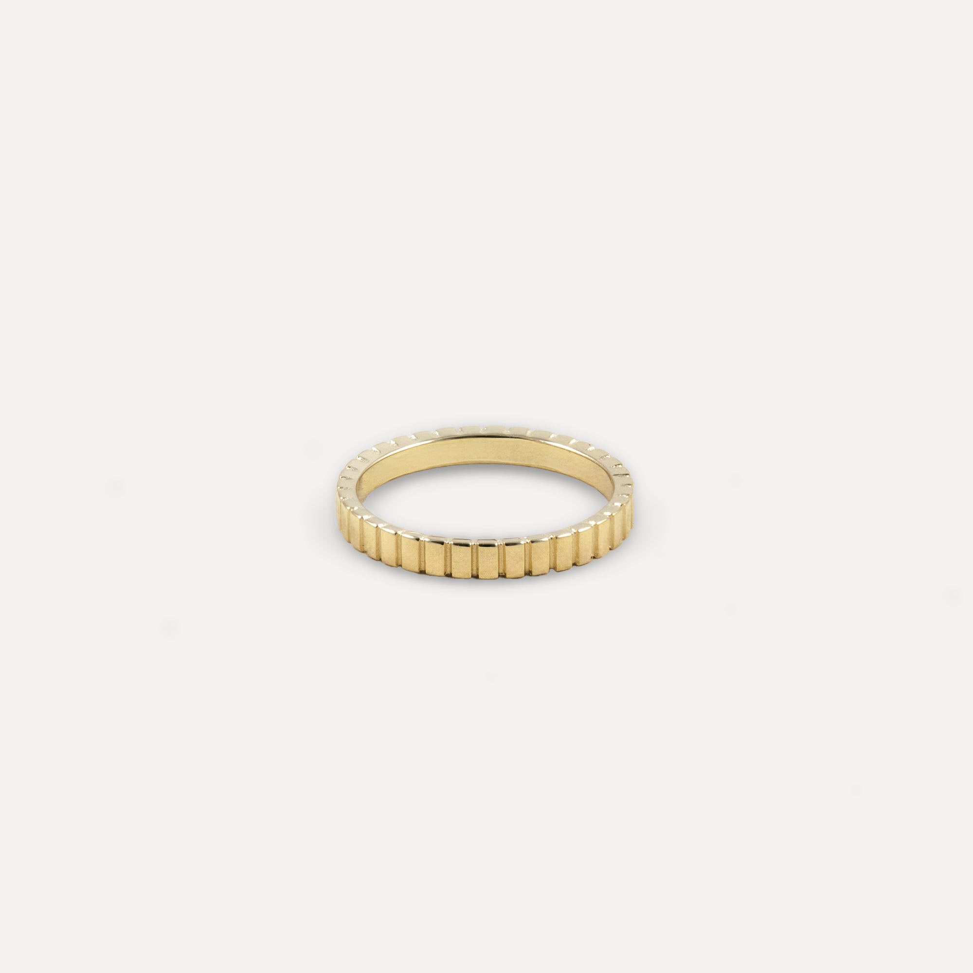 Ridged Ring | 14k Gold