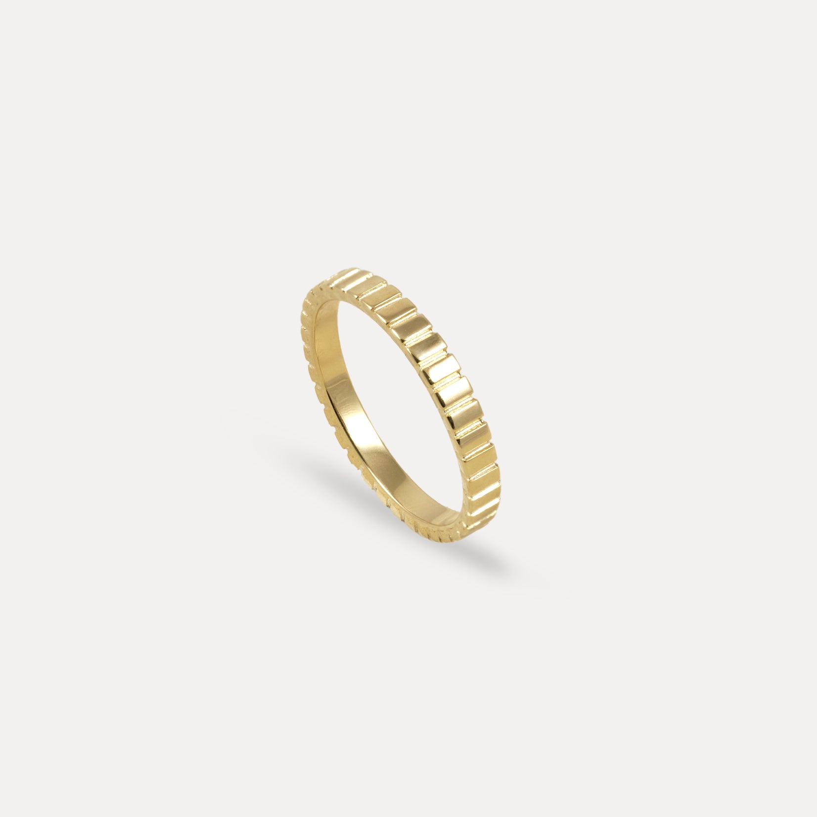 Ridged Ring | 14k Gold