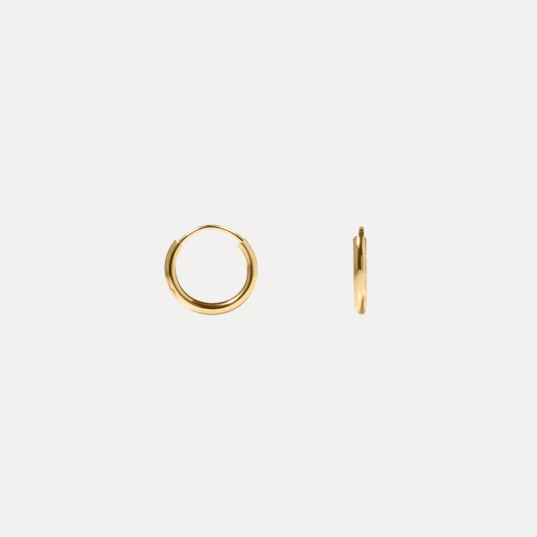 Basic Hoops 14k Solid Gold