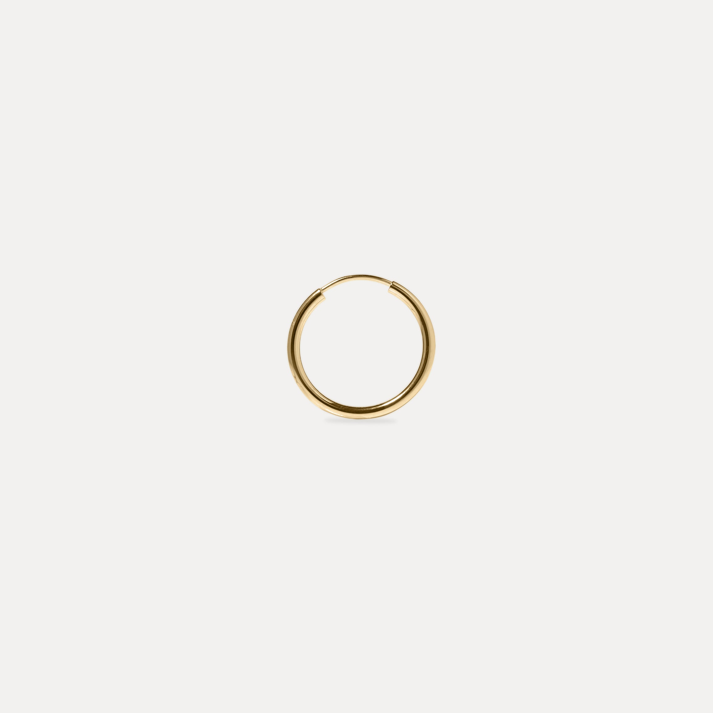 Basic Hoops 14k Solid Gold - Single