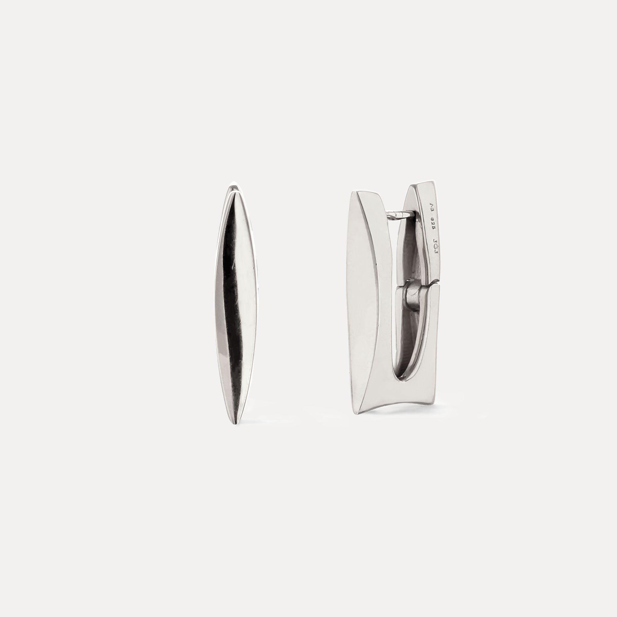 Marquise Arc Creolen Ohrringe