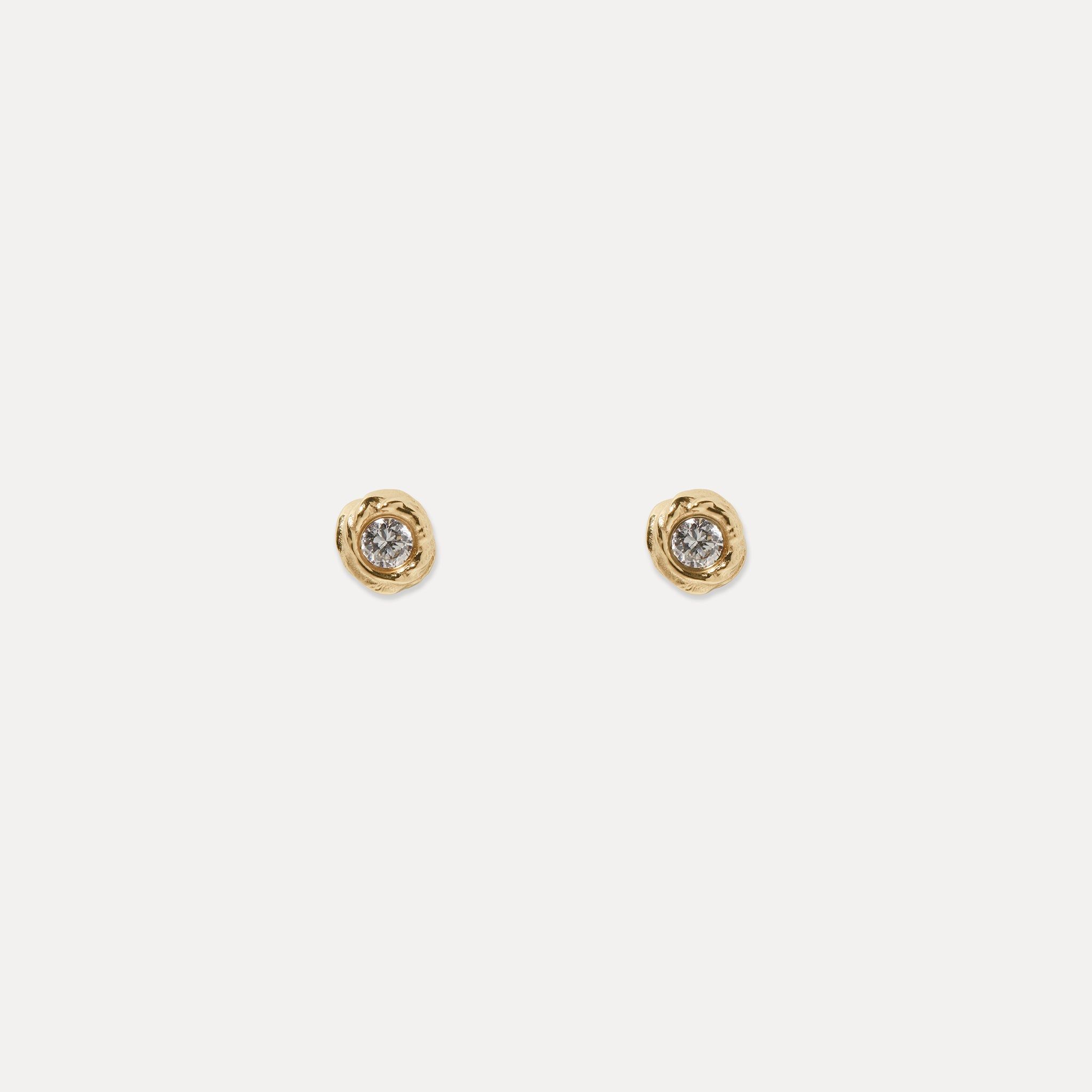 Mater Diamond Stud Earrings - Single