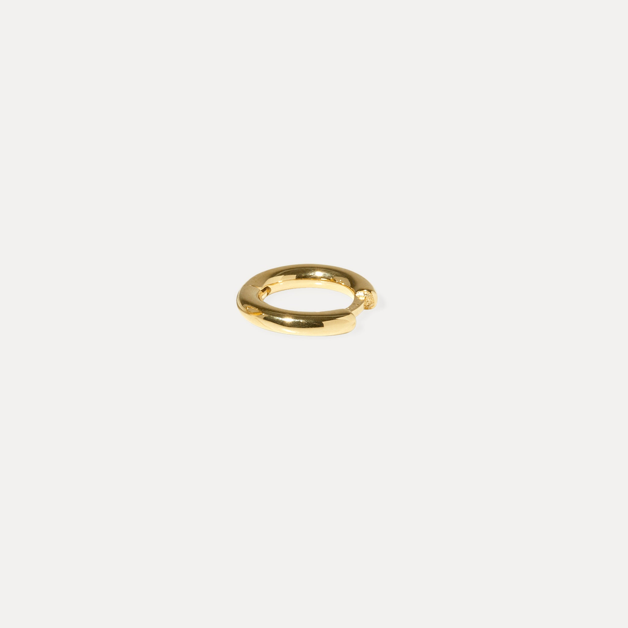 Mini Bold Huggies - Single | 14k Gold