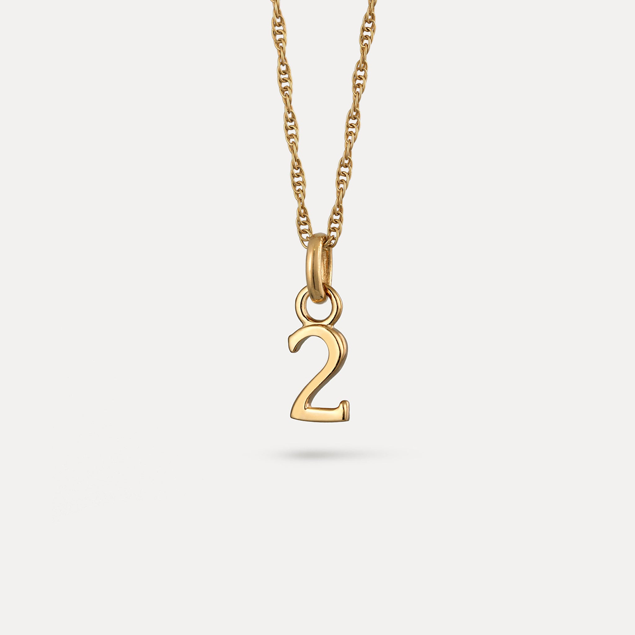 Mini Number Pendant