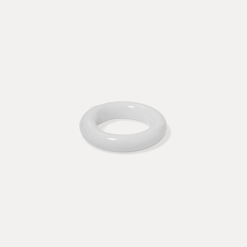 Anello Murano Glass White - Single