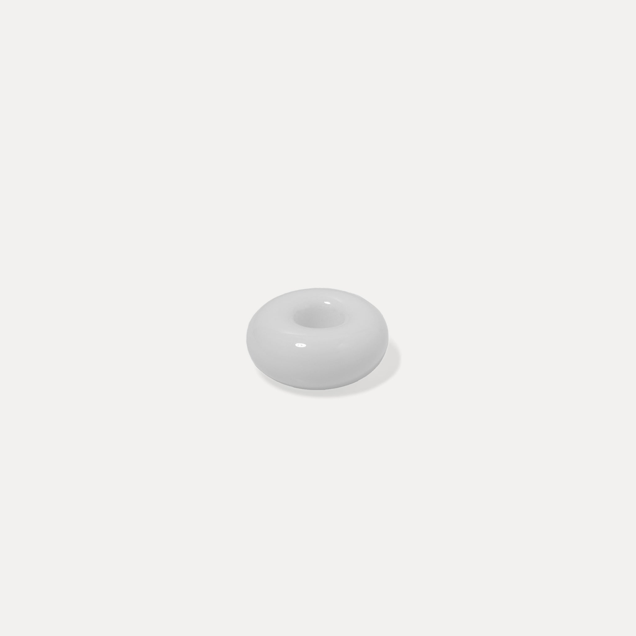 Mini Murano Glass White - Single