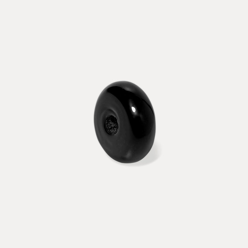 Rondella Murano Glass Black - Single