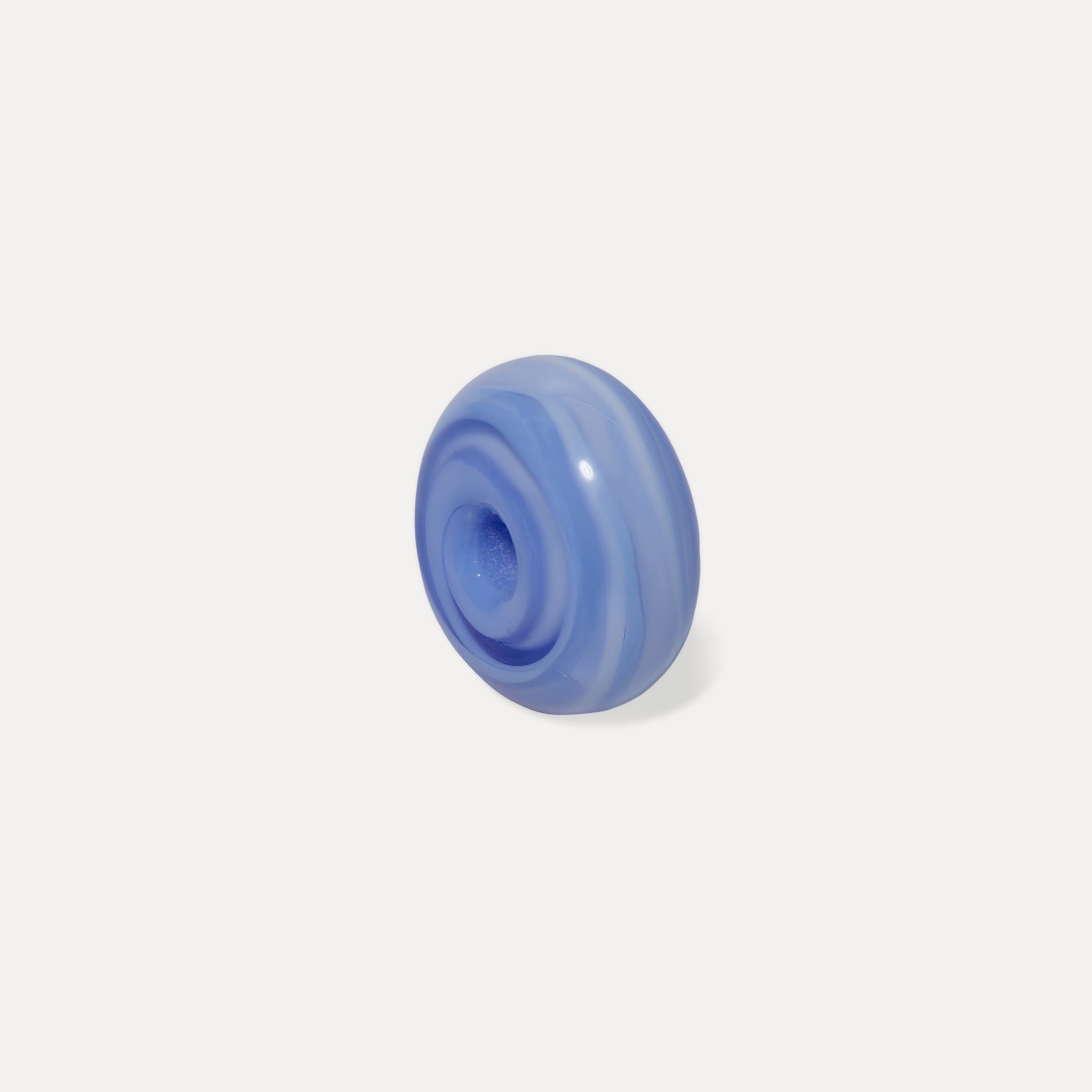 Rondella Murano Glass Candy Blue - Single