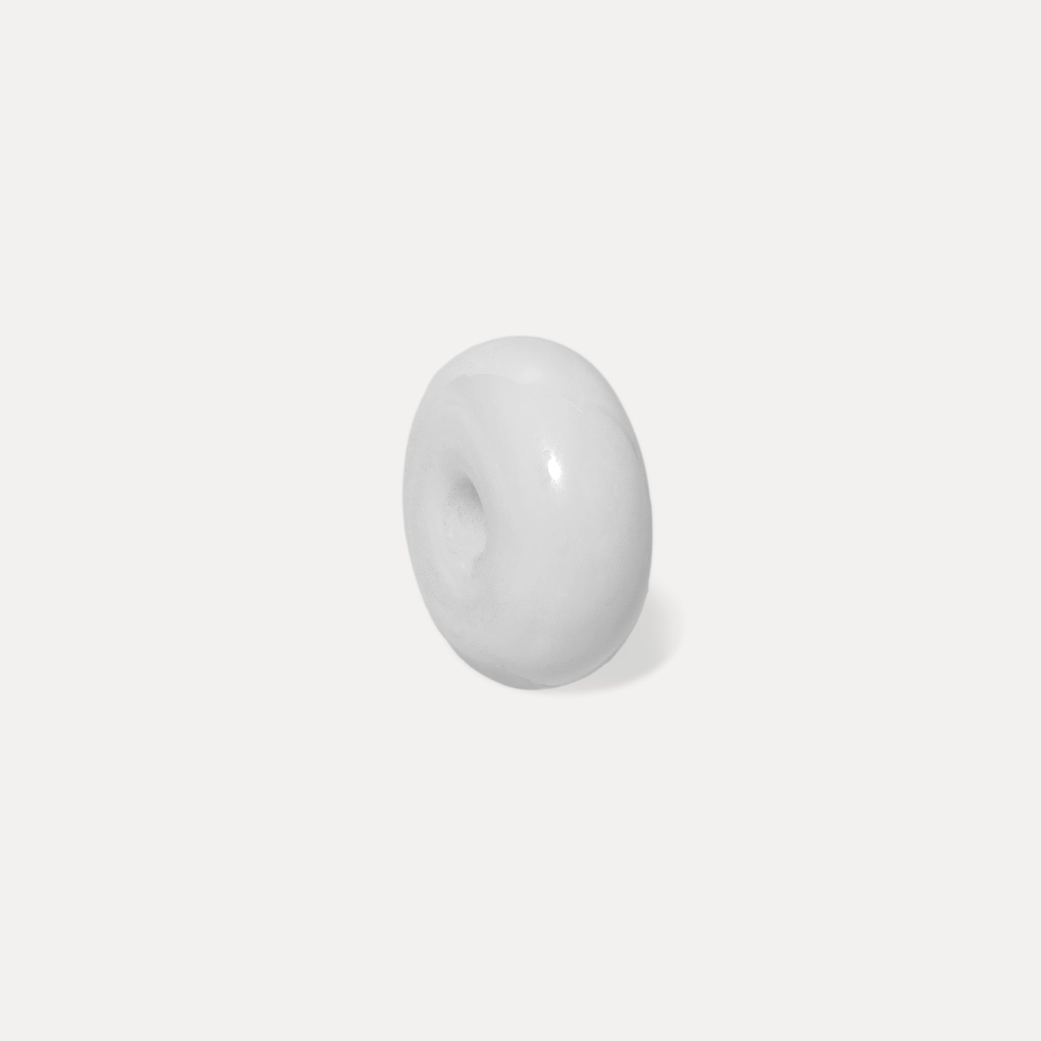 Rondella Murano Glass White - Single