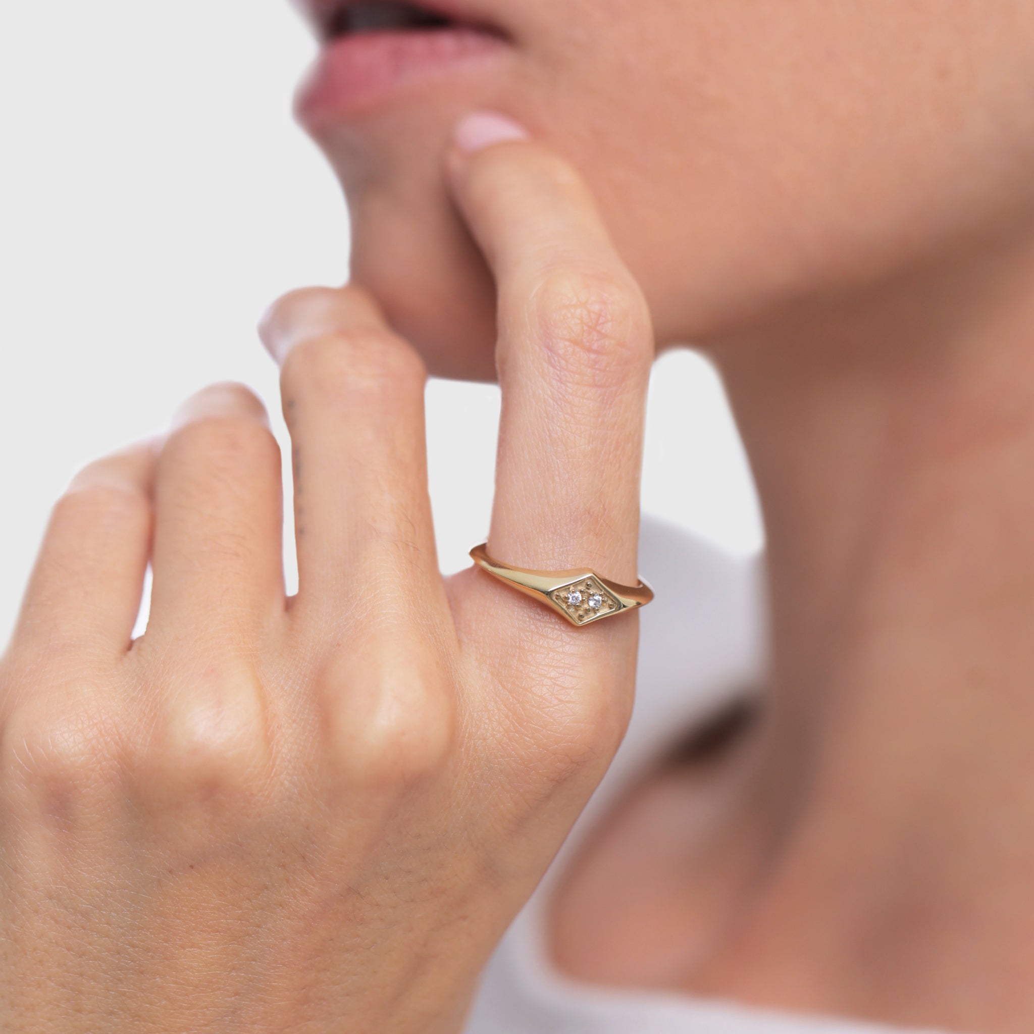 White Sapphire Supernova Pavé Ring