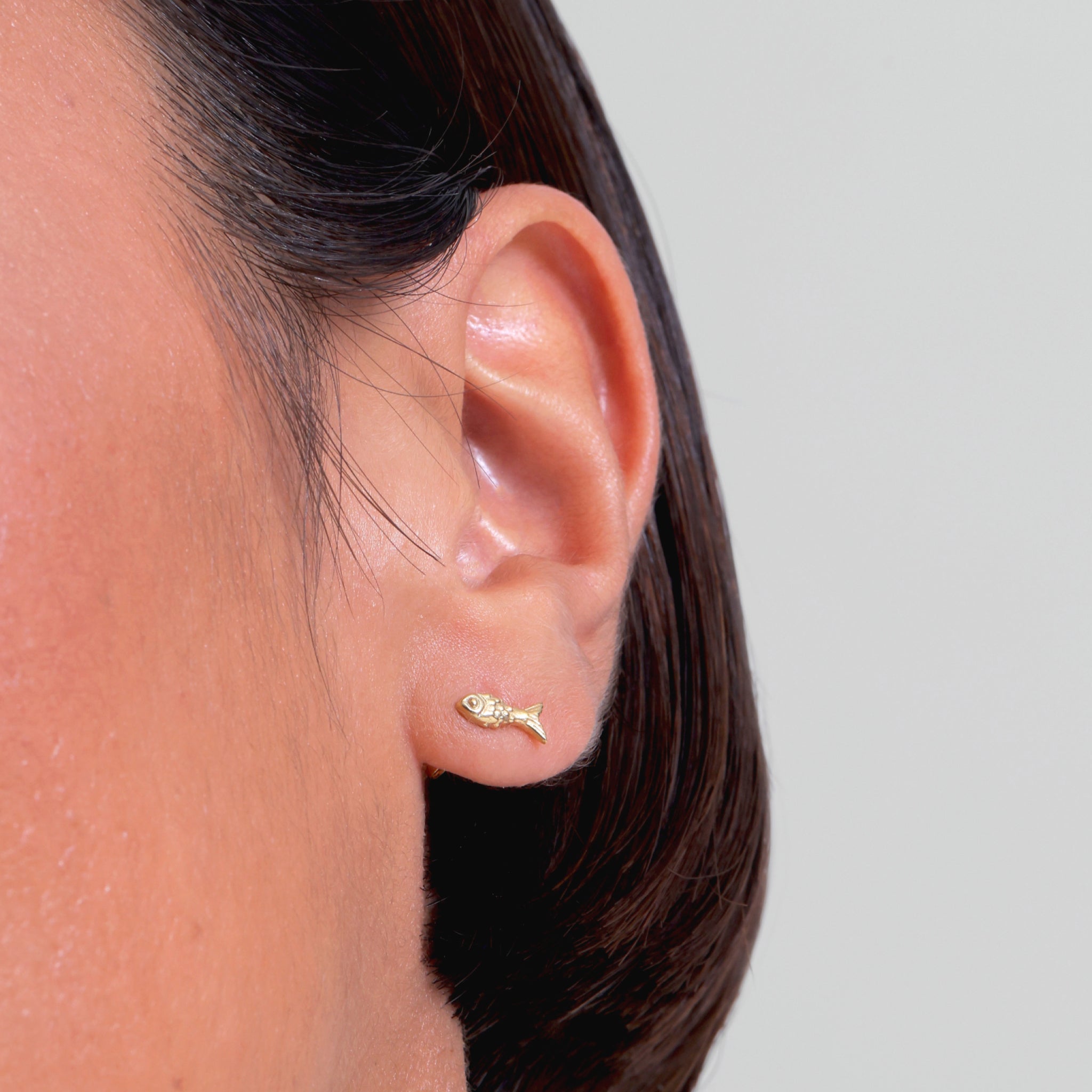 Fish Stud Earrings