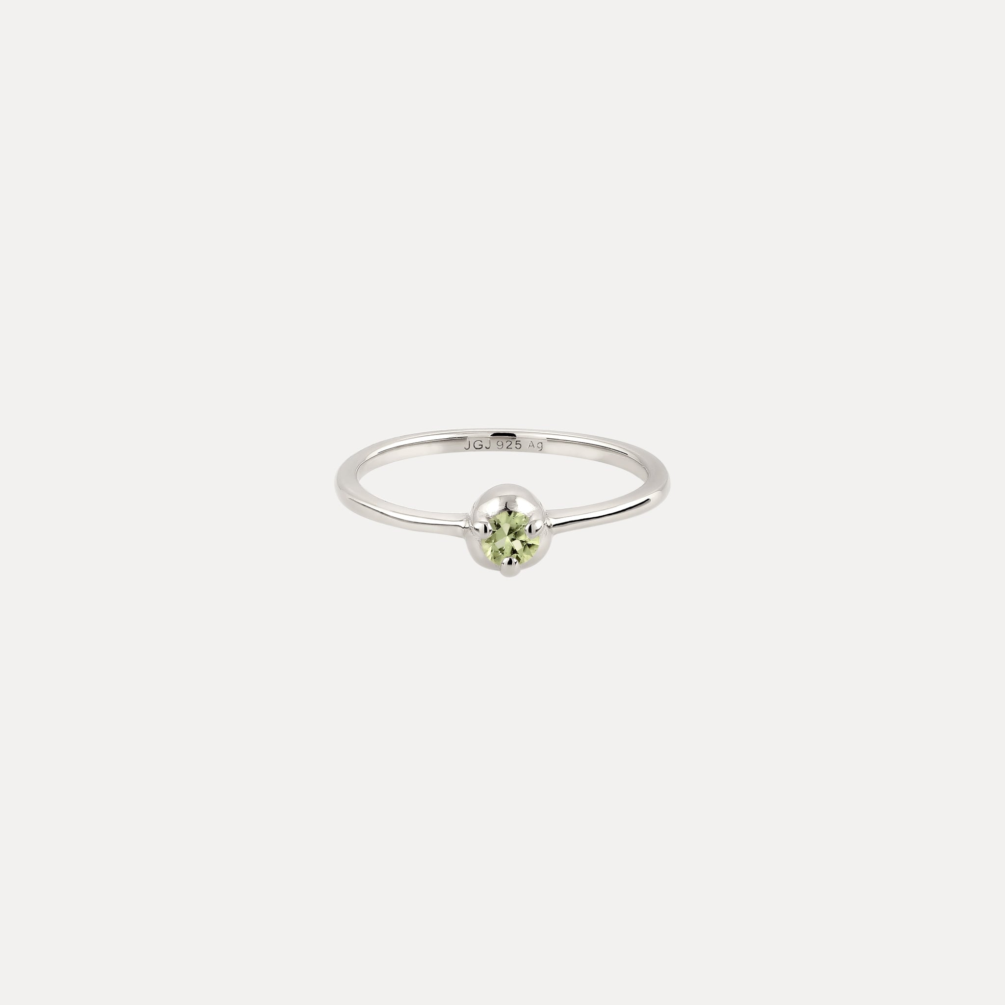 Mini Birthstone Ring 925 Silver