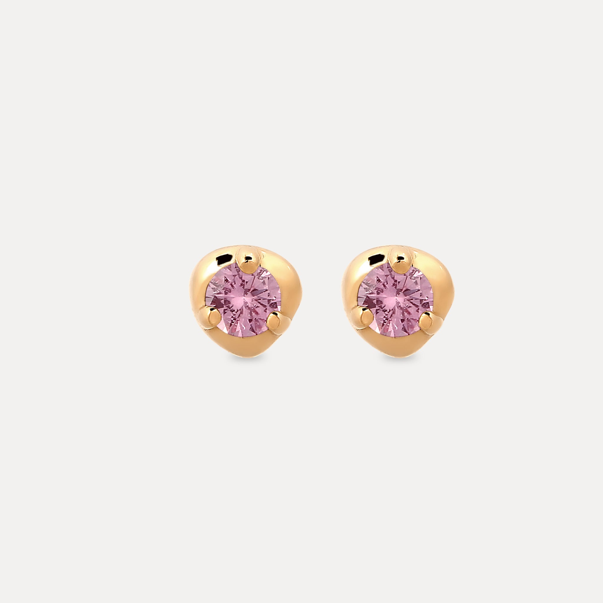 Mini Birthstone Stud Earrings