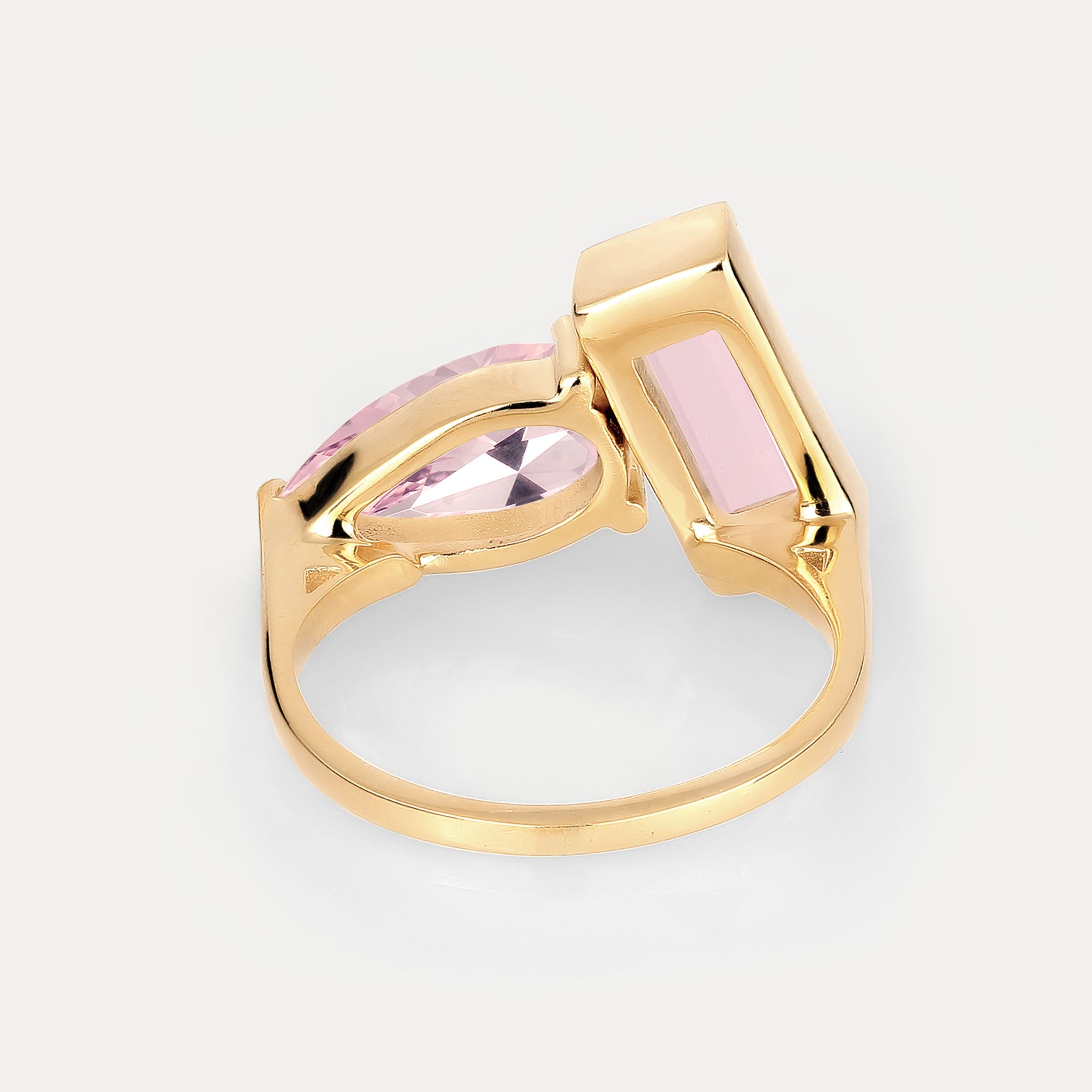 Rose Quartz Balance Ring