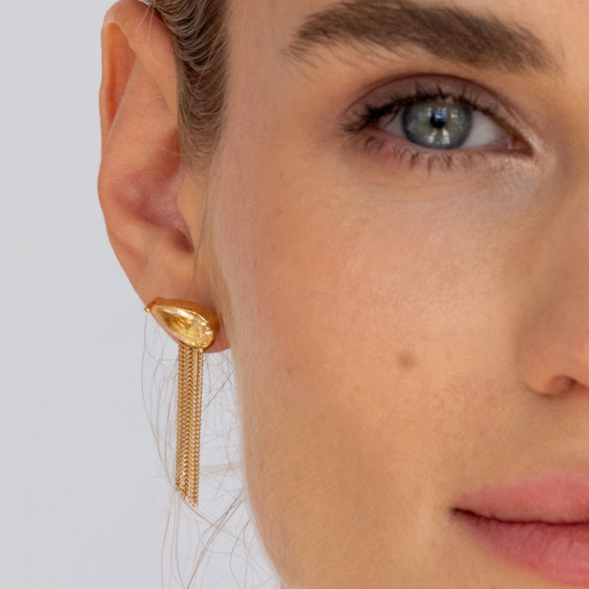 Balance Fringe Back Add-On Earrings