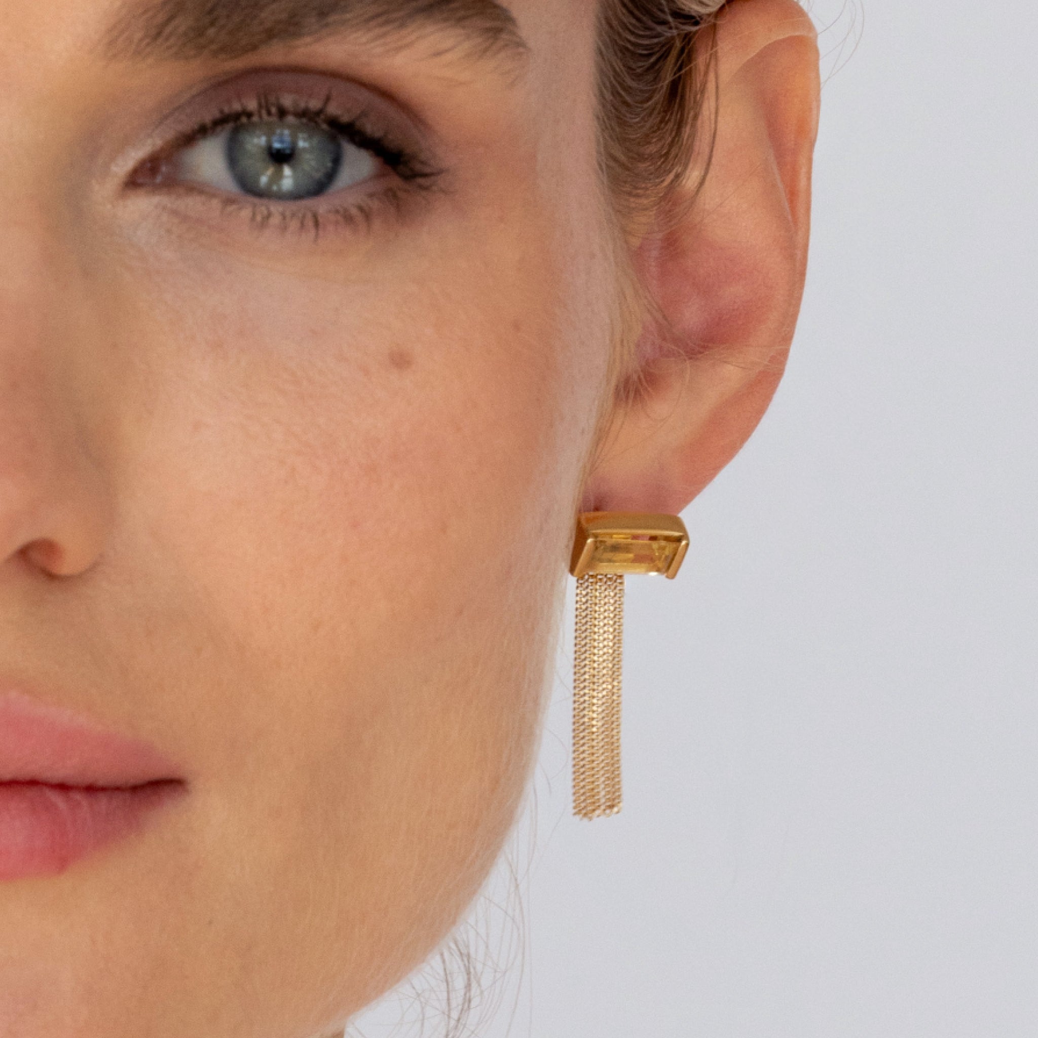 Balance Fringe Back Add-On Earrings