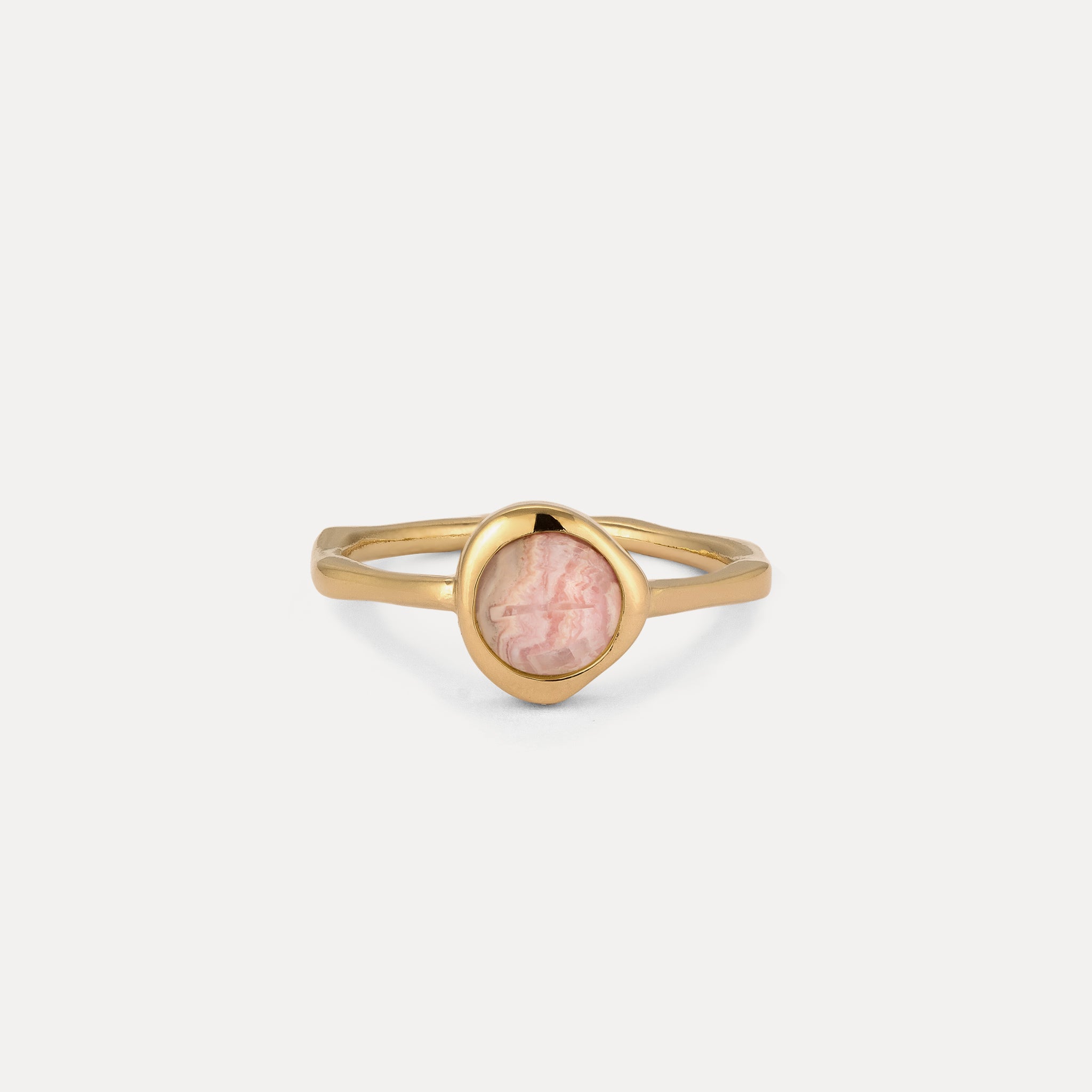 Zodiac Birthstone Ring 24k Gold Vermeil - Glossy
