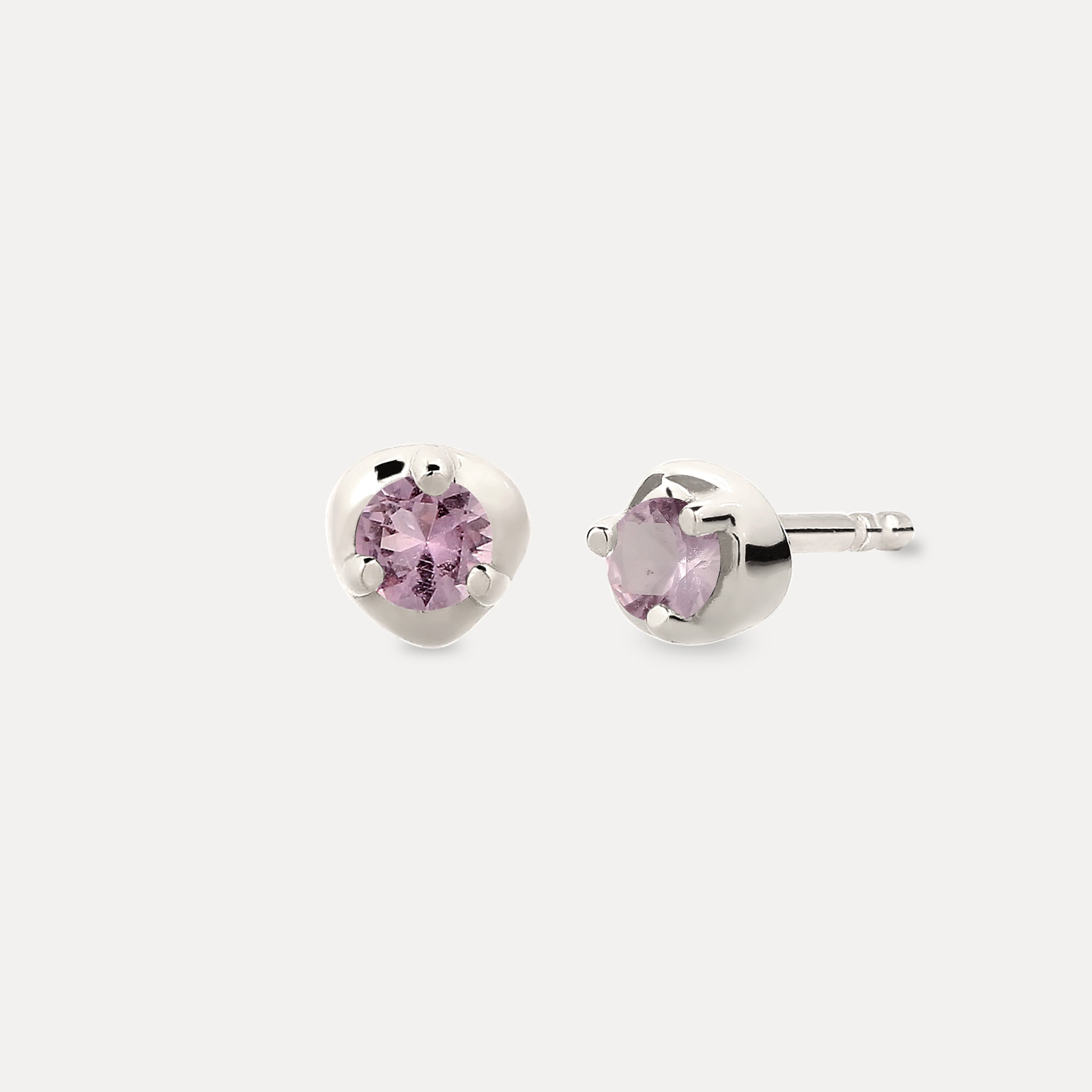 Mini Birthstone Stud Earrings