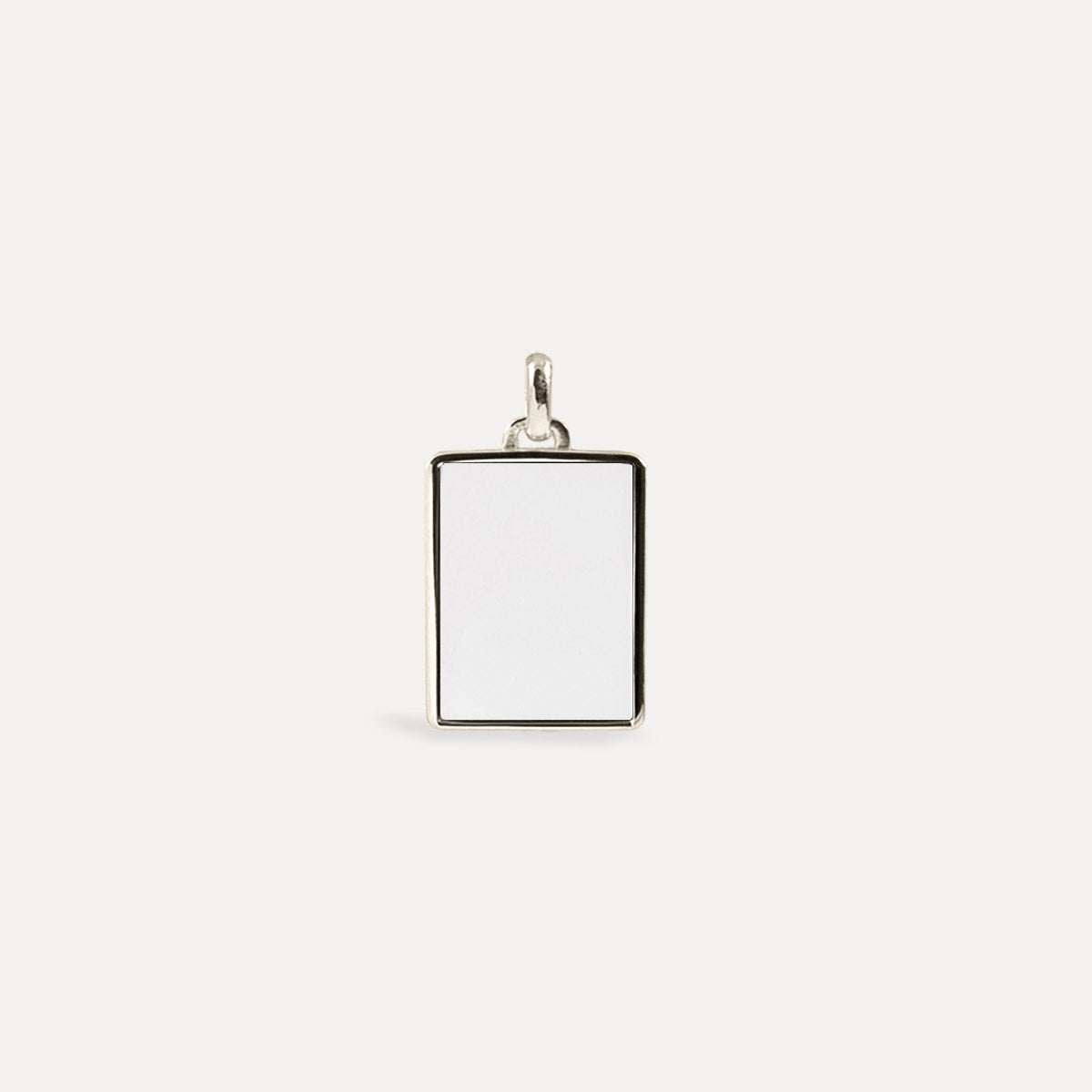 Chalcedony Tag Pendant