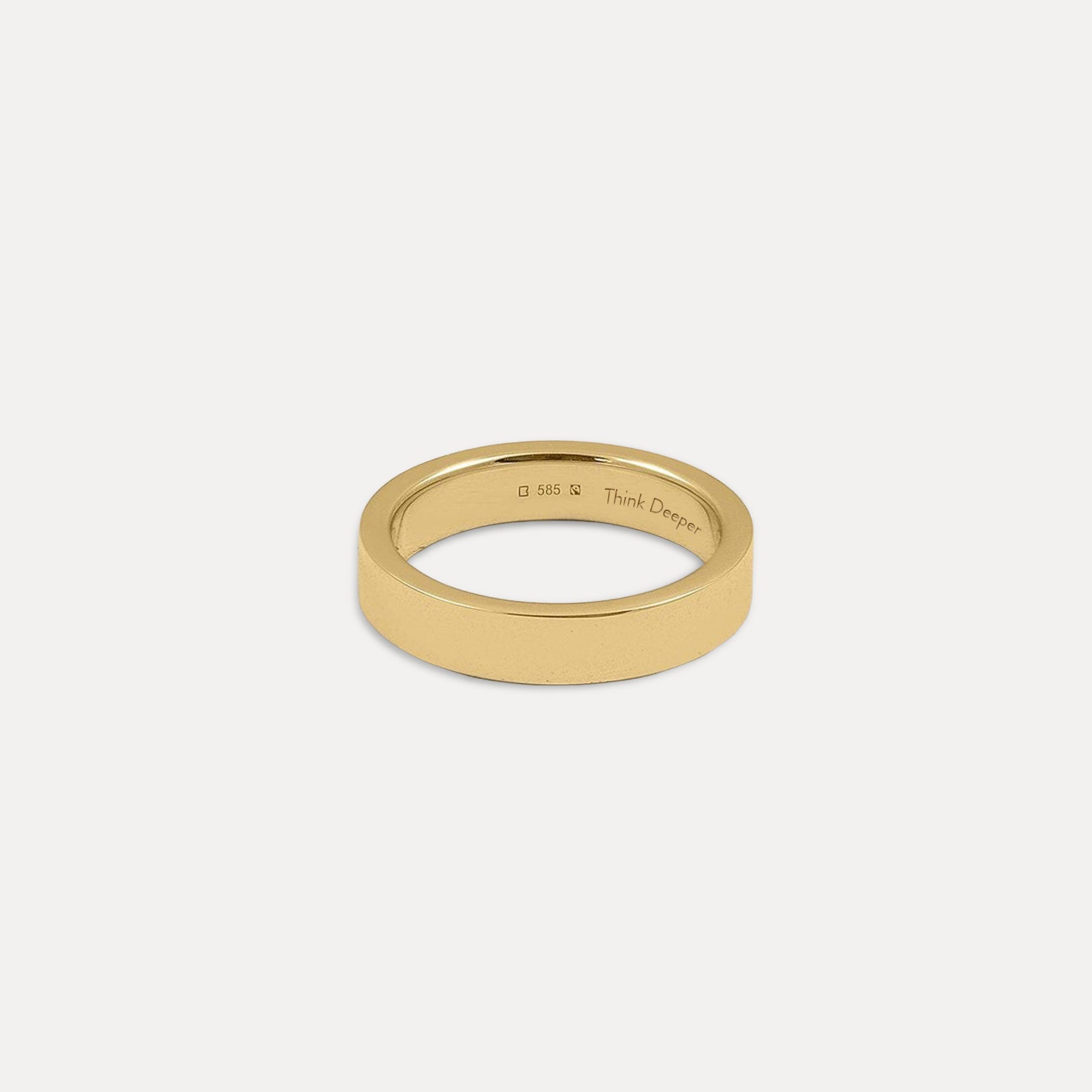 Square Fair Band | 14k Gold