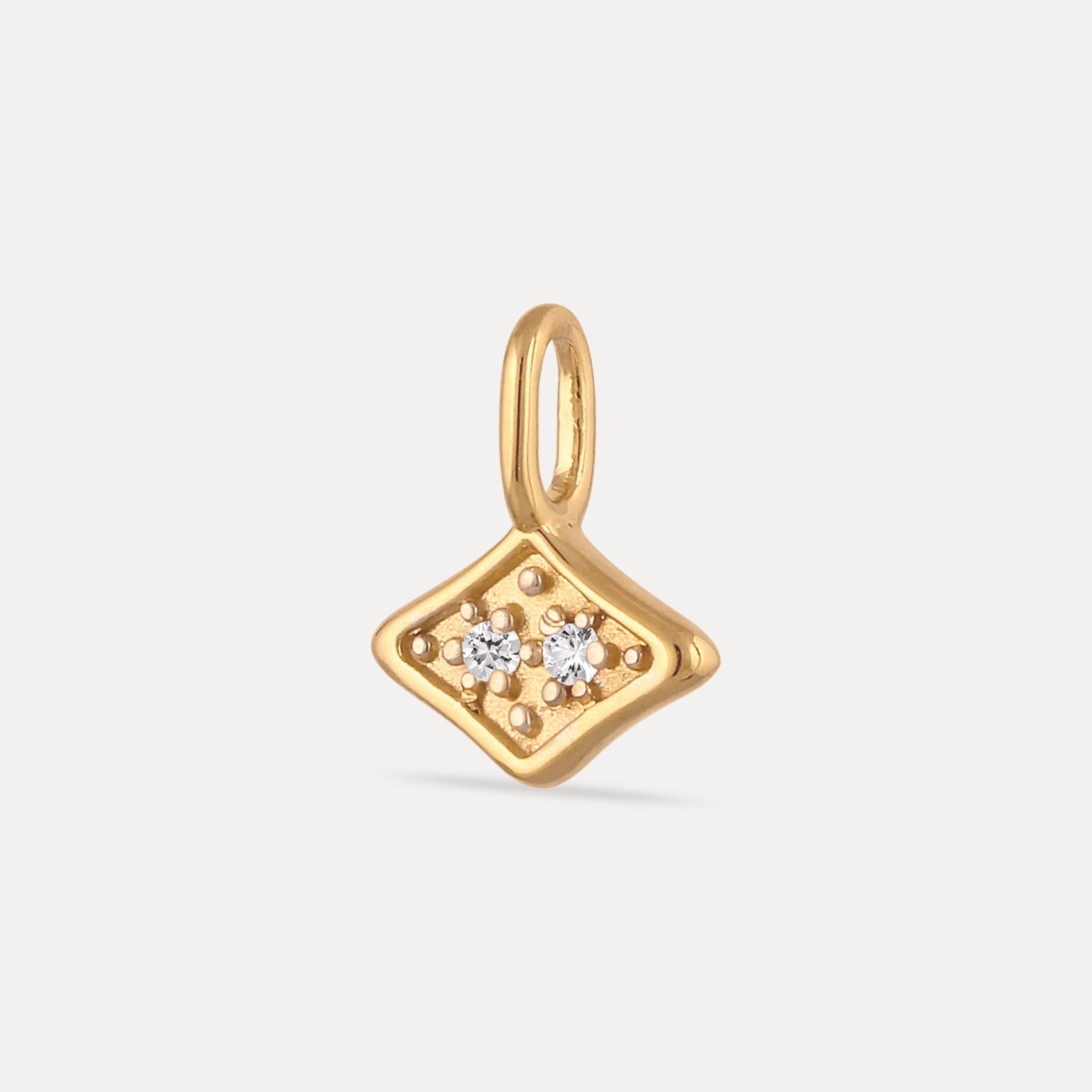 White Sapphire Supernova Pavé Pendant