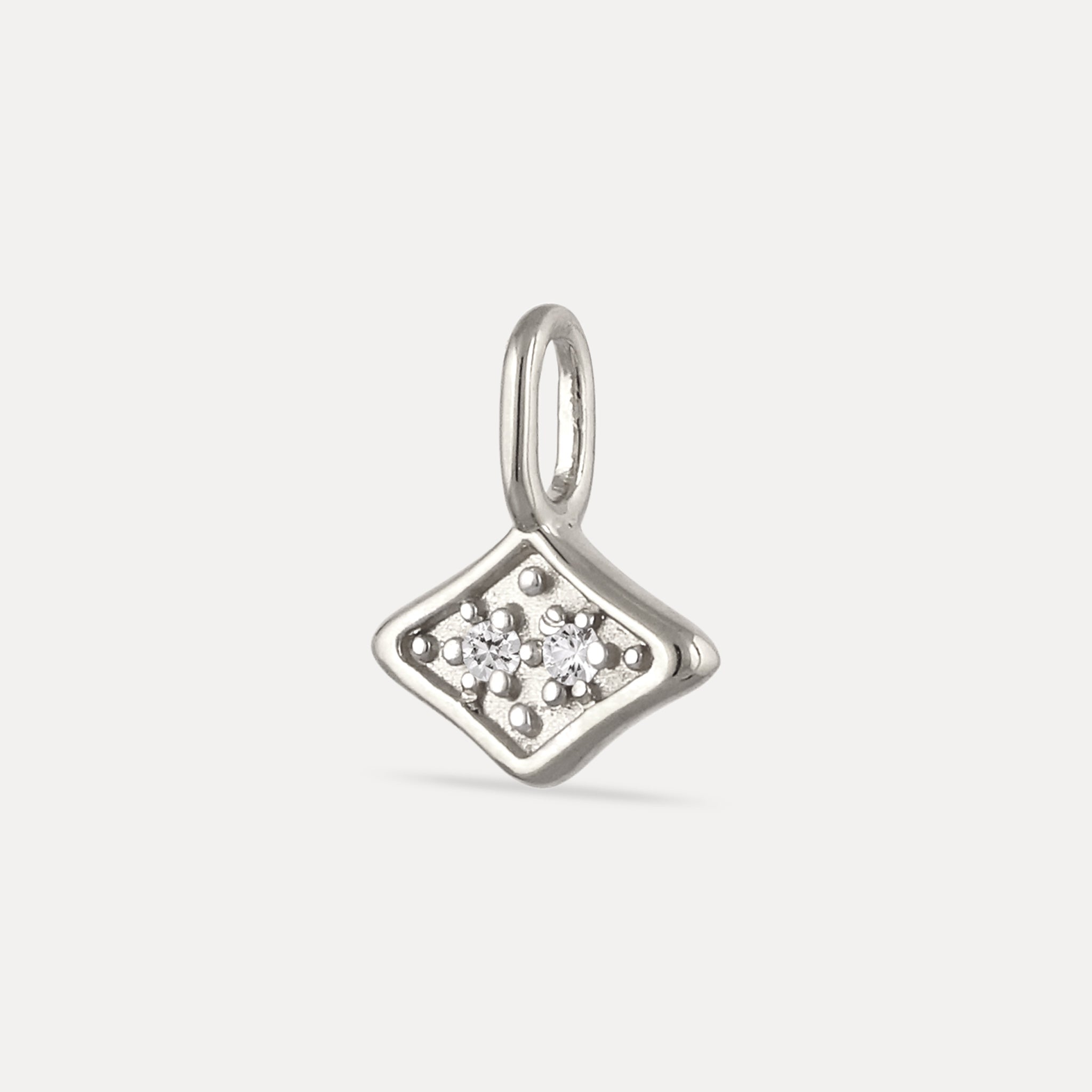 White Sapphire Supernova Pavé Pendant