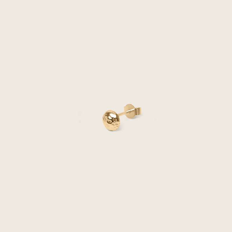 Textured Stud Earrings - Single