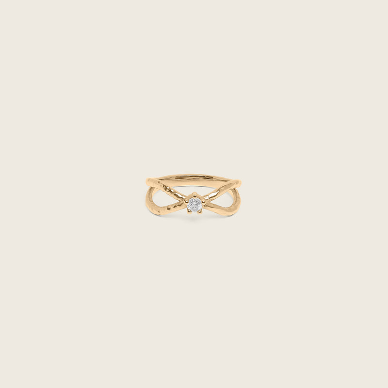 Textured Engagement Ring Diamond