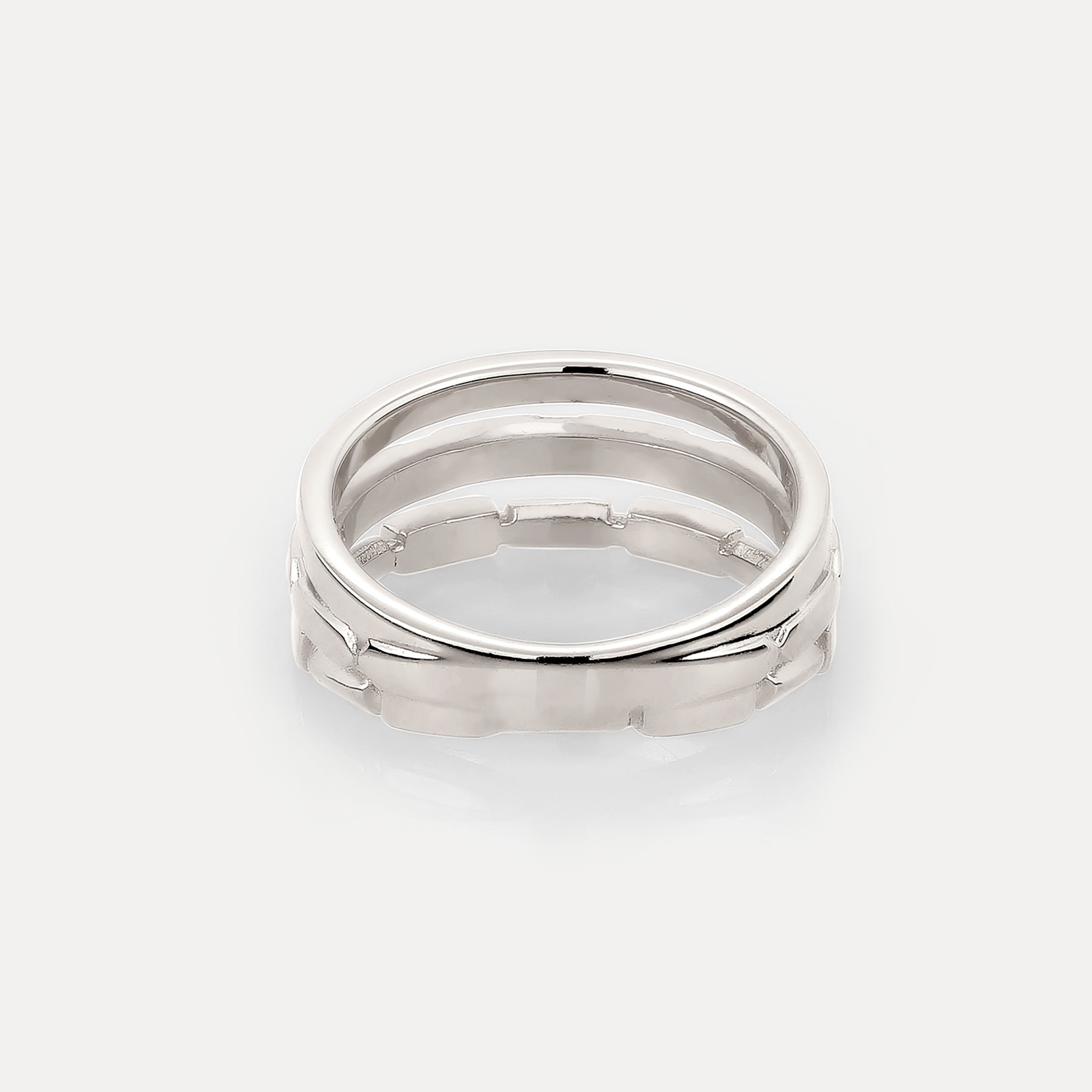 Triple Offset Brick Ring