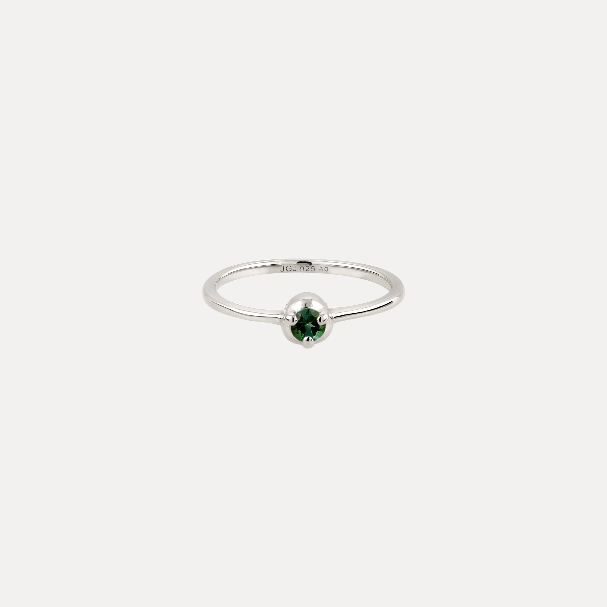 Mini Birthstone Ring 925 Silver