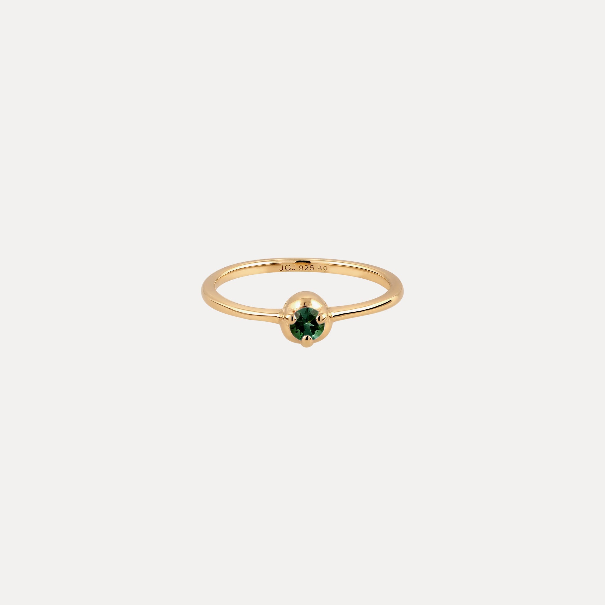 Mini Birthstone Ring 24k Gold Vermeil