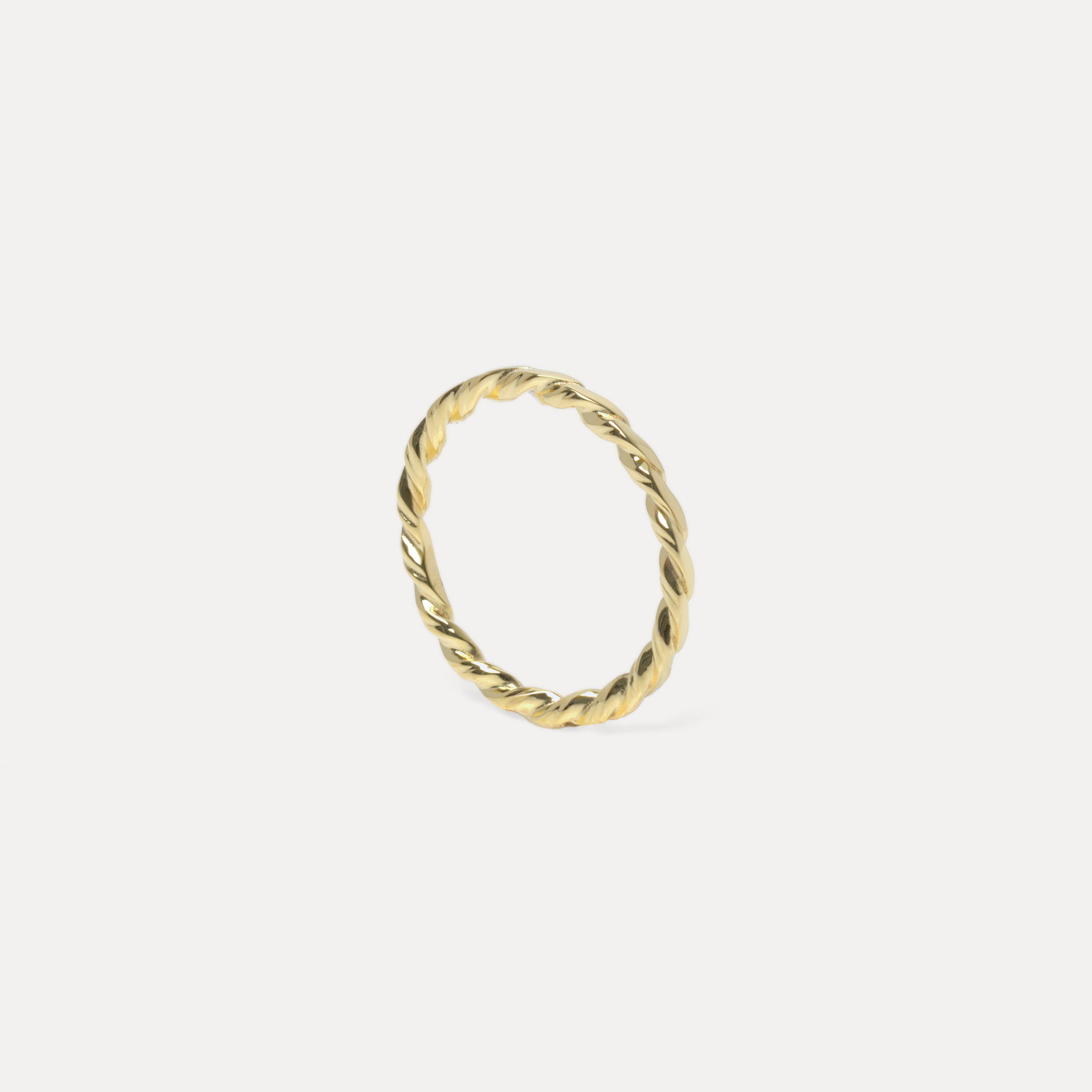 Twisted Ring 14k Massivgold