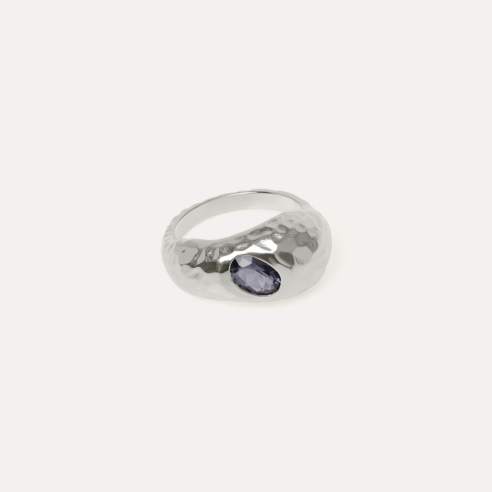 Violet Fizz Cocktail Ring Iolith