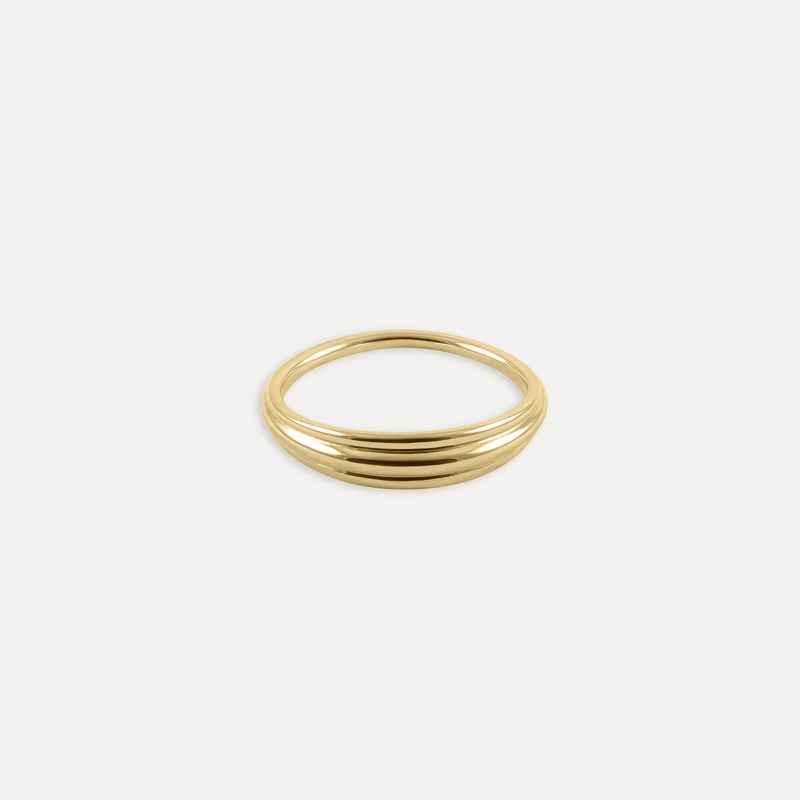 Waves Ring 14k Solid Gold