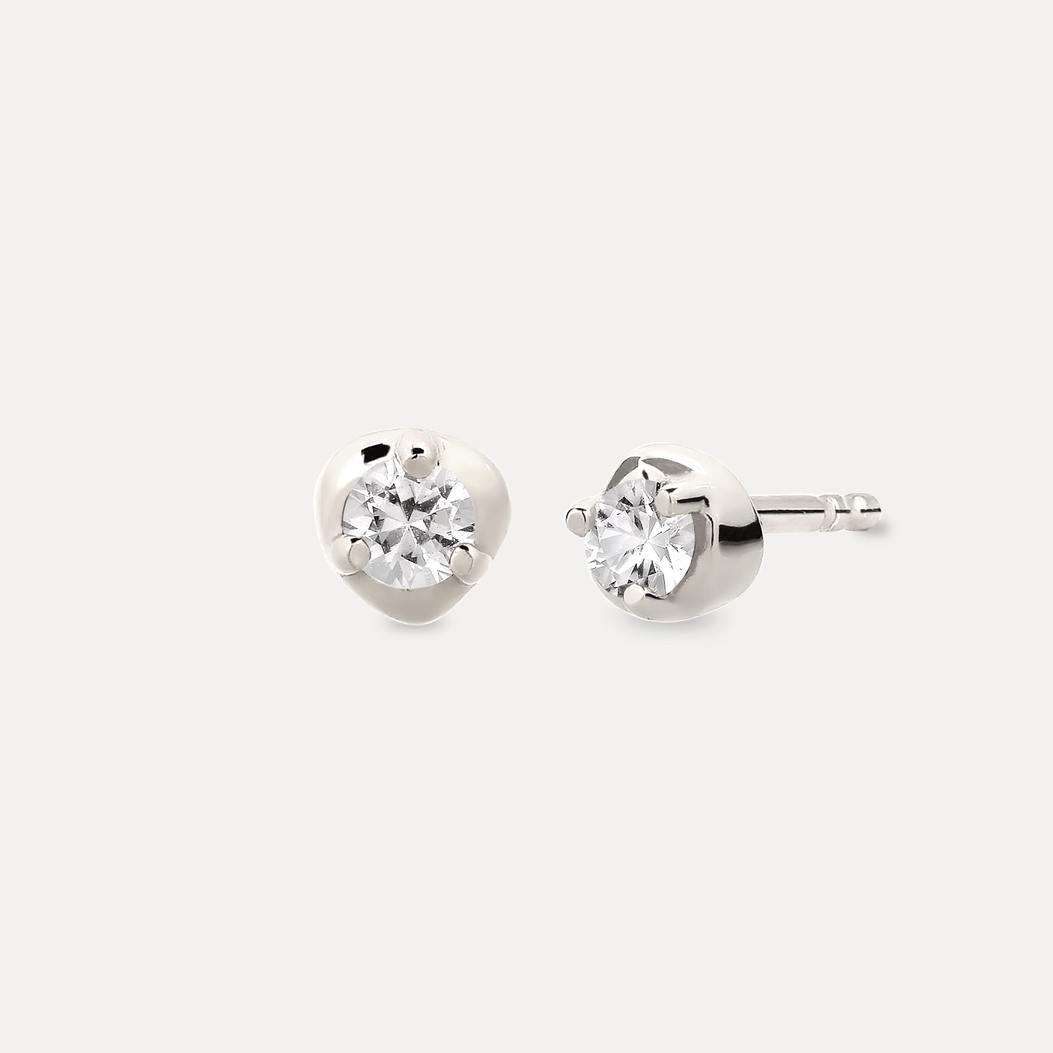 Mini Birthstone Stud Earrings