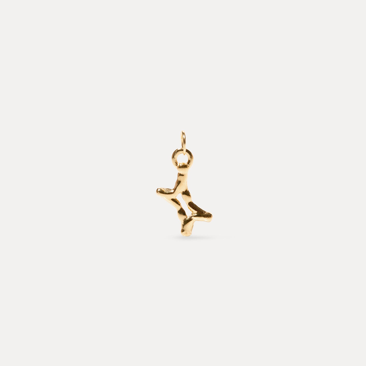 Zodiac Charm Kette 14k Massivgold