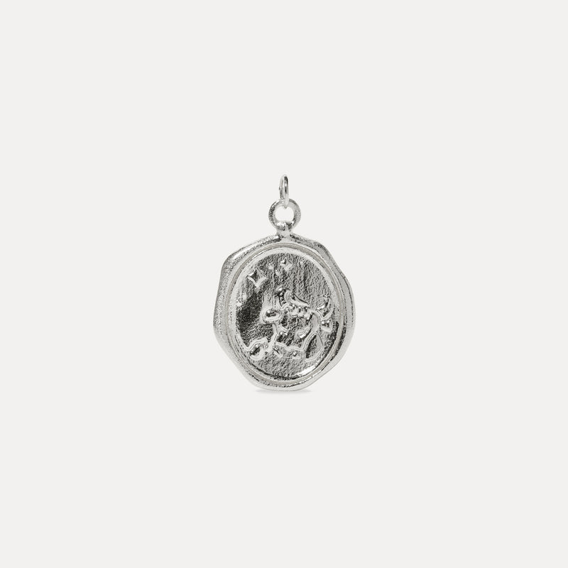 Zodiac Seal Pendant 925 Silver