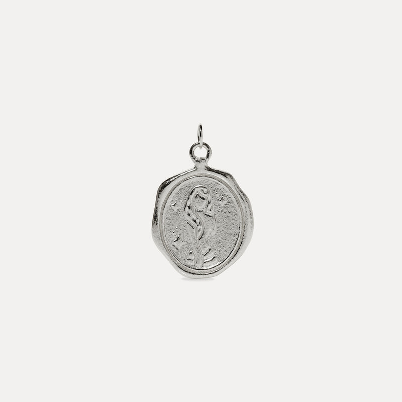 Zodiac Seal Pendant 925 Silver
