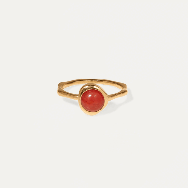 Zodiac Birthstone Ring 24ct Gold Vermeil
