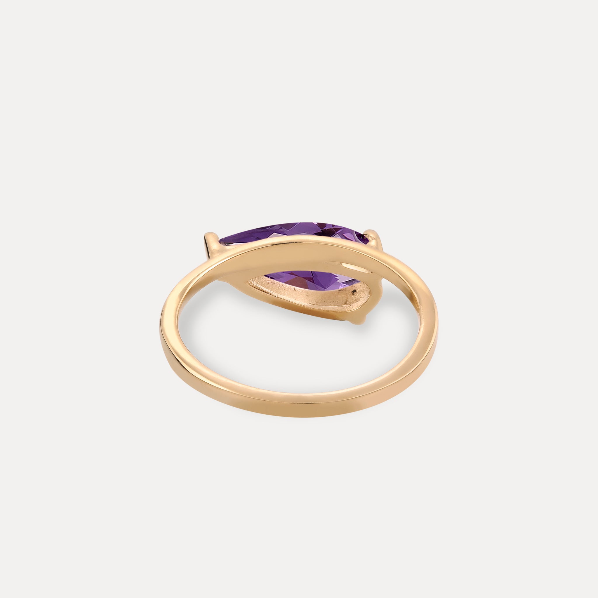 Beryl Balance Drop Ring | 14k Solid Gold