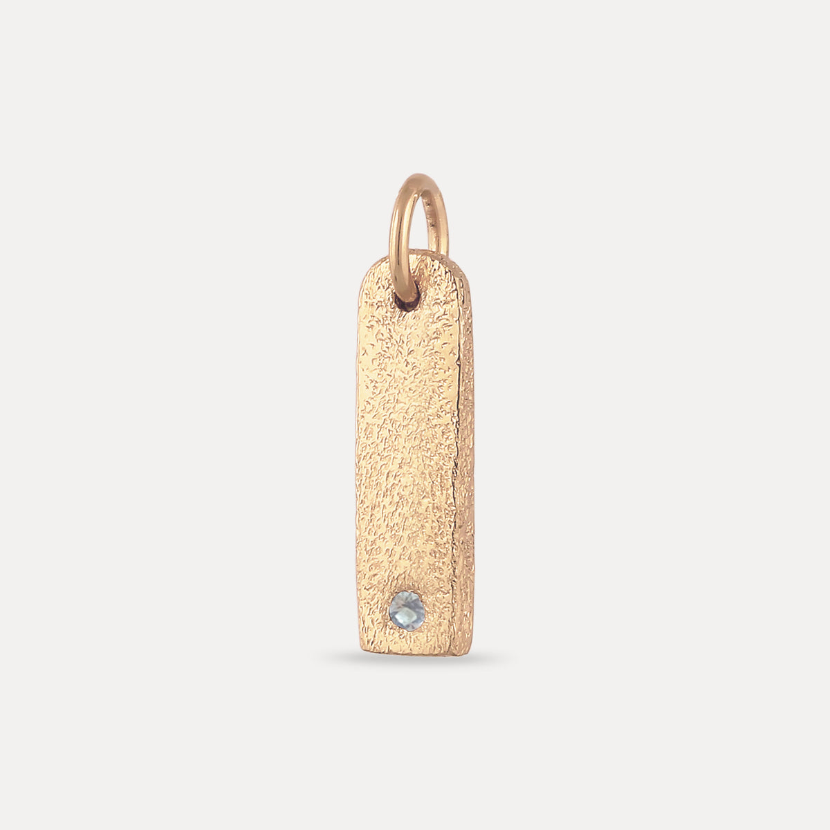 Aquamarin Bar Anhänger - Antique | 585 Gold