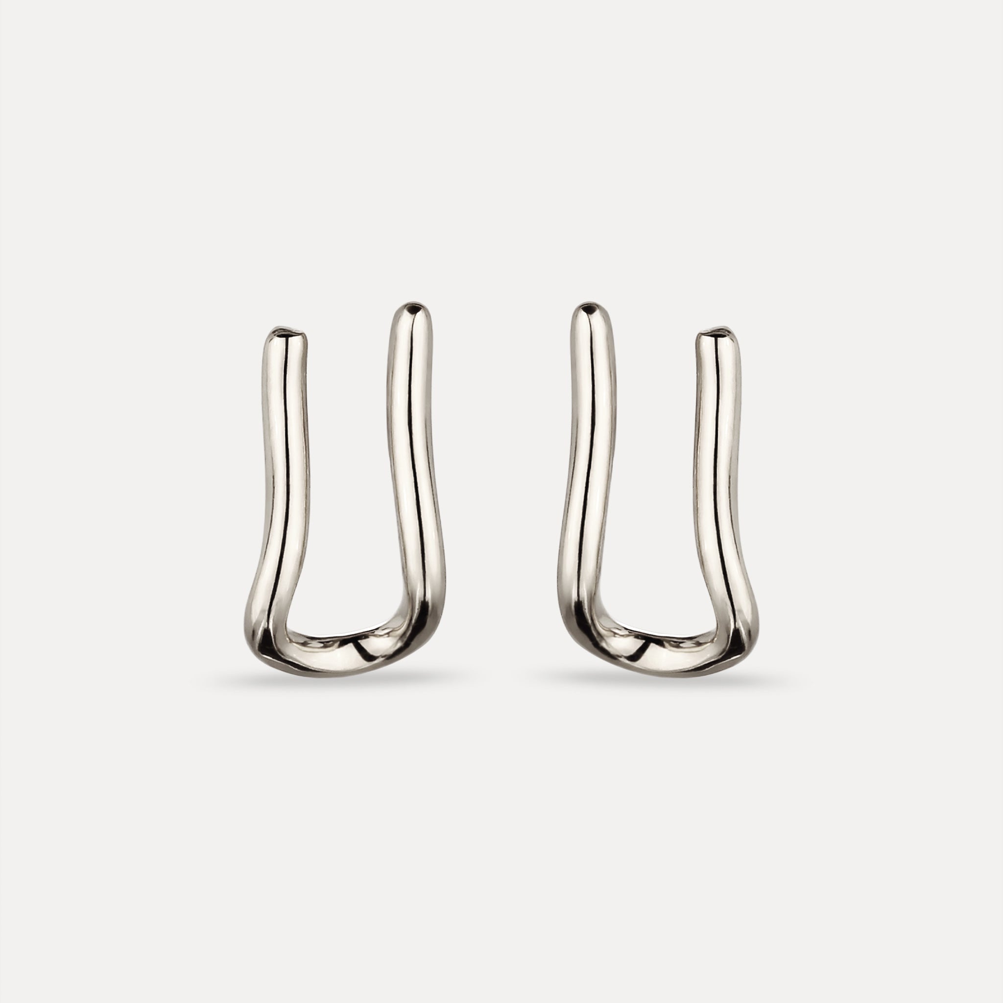 Charm Hanger Hoops Earrings